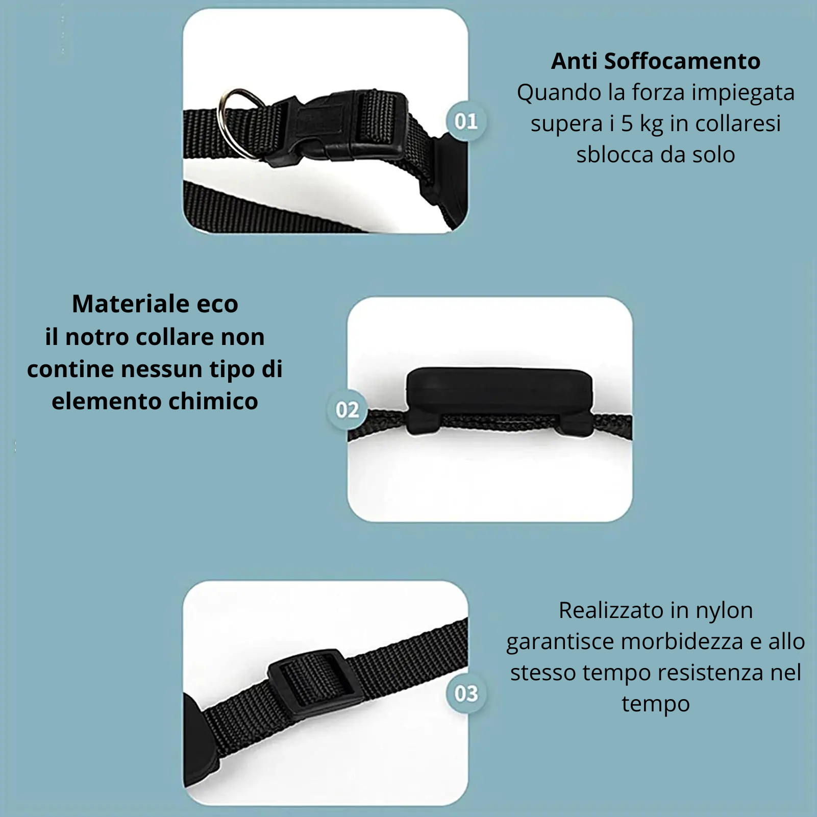 Collari GPS per cani e gatti ,Collare multifunzionale per animali domestici.Collari GPS intelligenti. Accessori per animali domestici. Compatibile con Android  e iOS